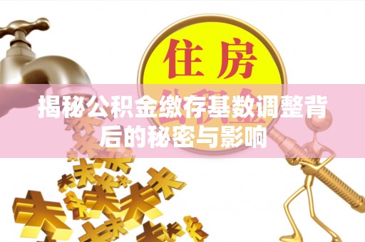 阳朔揭秘公积金缴存基数调整背后的秘密与影响