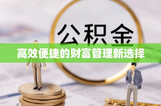 阳朔高效便捷的财富管理新选择